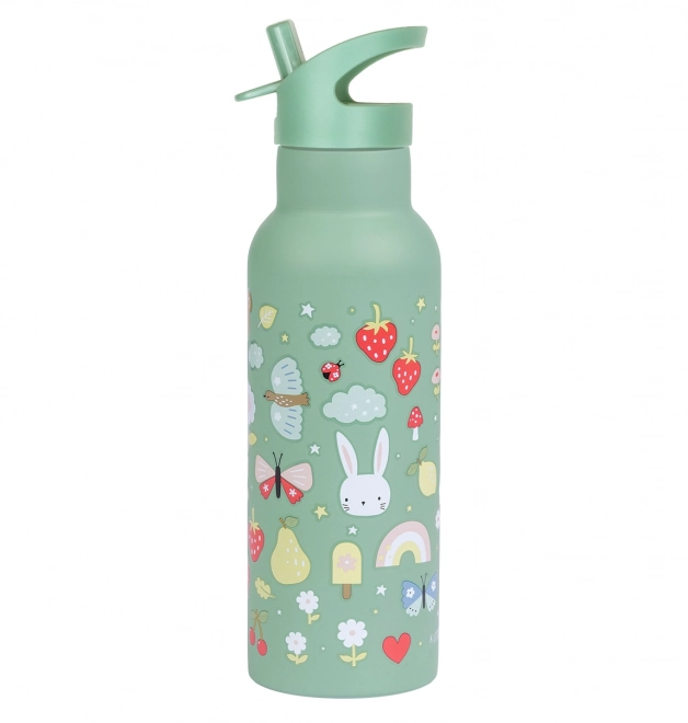 A Little Lovely Company Nerezová fľaša na pitie 500 ml – Joy