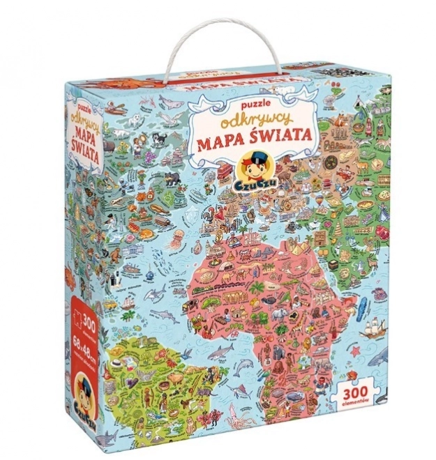 Puzzle objaviteľov - Mapa sveta