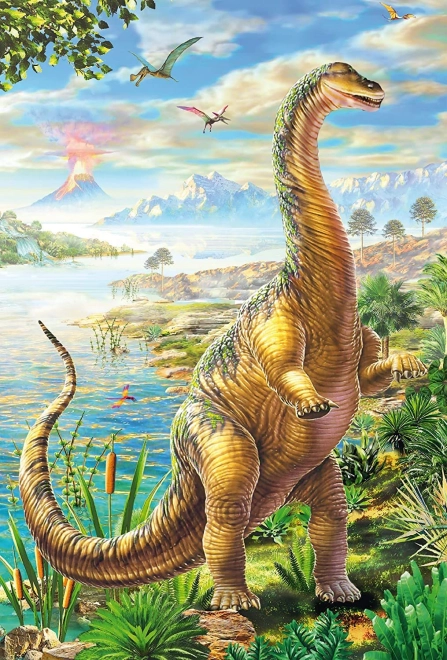 Majestátny sauropod s dlhým krkom
