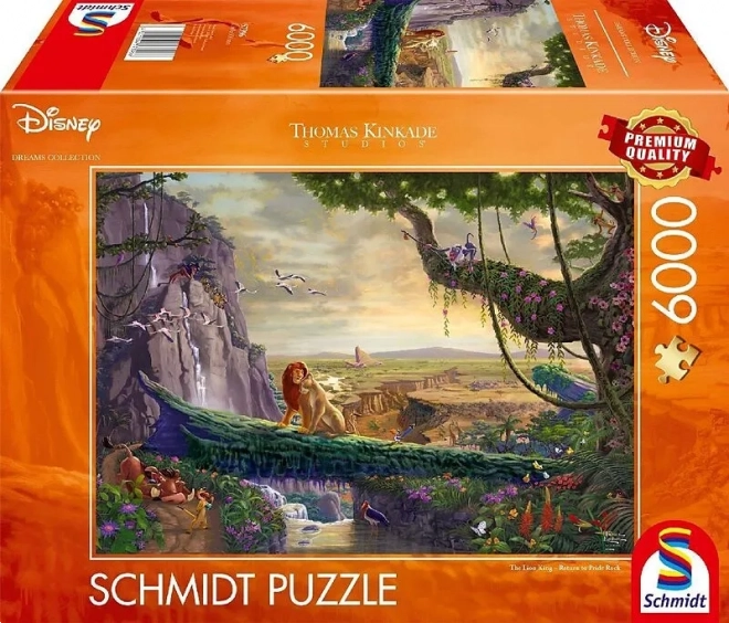 Puzzle Lví král: Návrat na Lví skálu 6000 dielikov