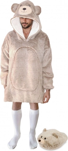 Hravá kapucňa s medvedími uškami