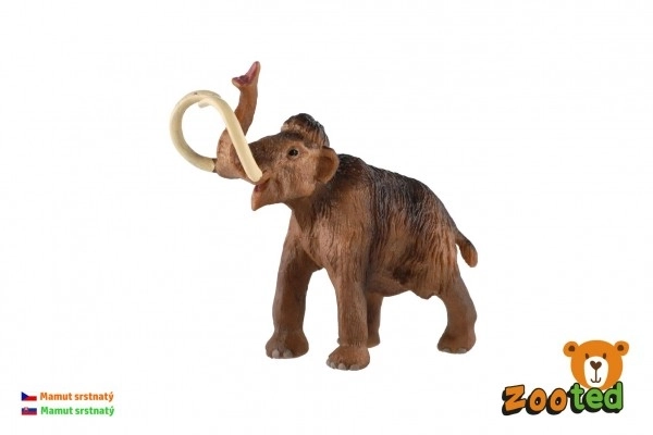 Mamut srstnatý plastový model v sáčku 14 cm