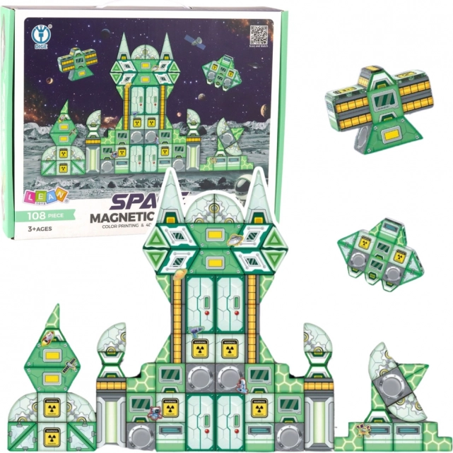 Magnetické stavebnice Kosmos Stanica 108 ks