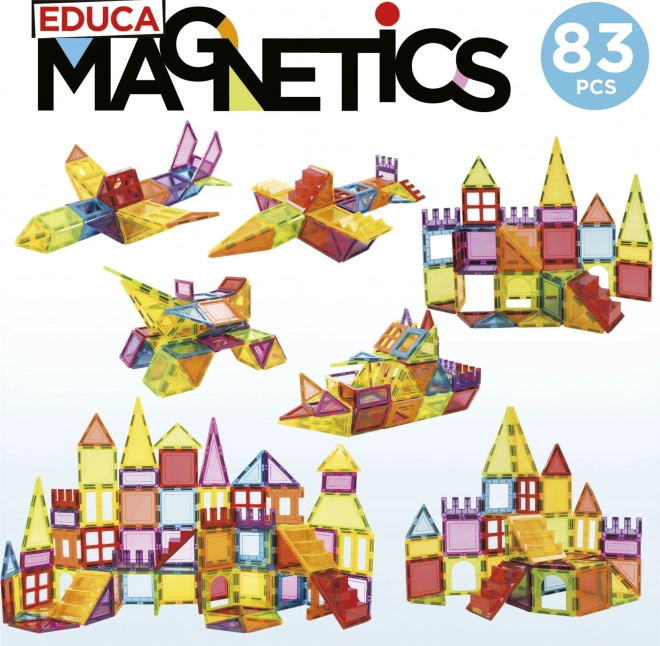 Educa Magnetická stavebnica 83 dielikov