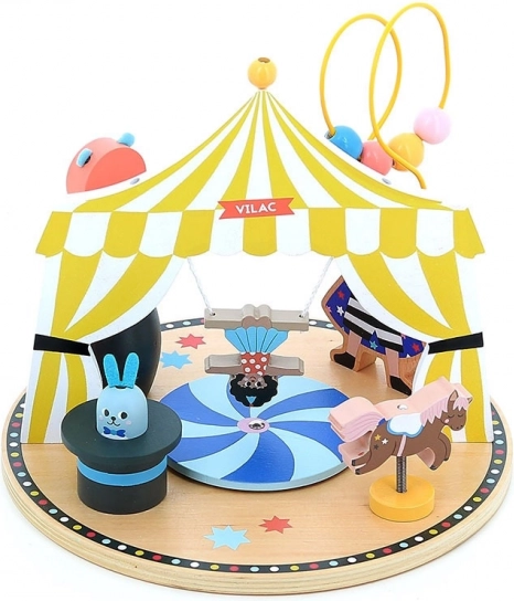 Vilac motorický labyrint cirkus od Michelle Carlslund