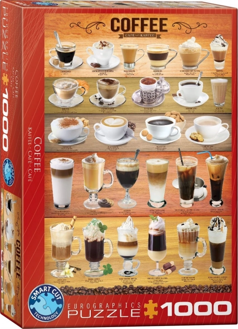Eurographics puzzle Káva 1000 dielikov