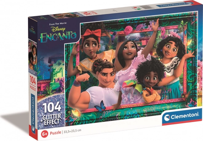 Třpytivé puzzle Disney: Encanto 104 dielikov