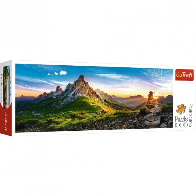 Panoramatické puzzle Passo di Giau, Dolomity - 1000 dielikov