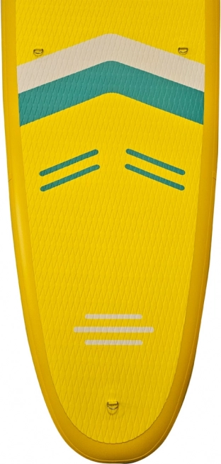 Žltý nafukovací SUP paddleboard 350 cm so sedátkom a príslušenstvom