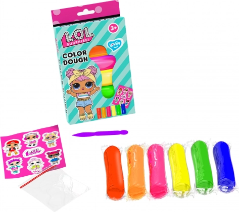 L.O.L. Surprise! rýchloschnúca tvarovacia hmota – sada 6 balíčkov
