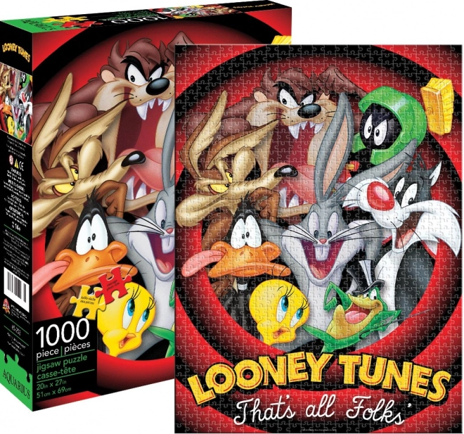 Puzzle Looney Tunes: To je všetko, priatelia! 1000 dielikov