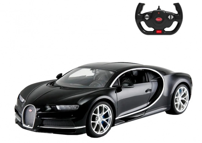 Závodné auto Bugatti Chiron RC čierne 1:14