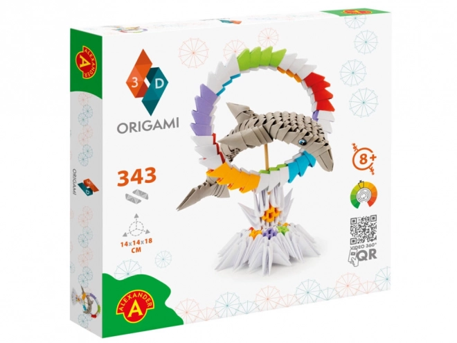 Origami 3D - Delfín