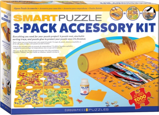 EUROGRAPHICS Sada príslušenstva na skladanie puzzle 3v1