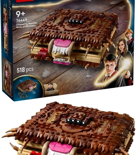 Kniha príšer s kockami LEGO Harry Potter