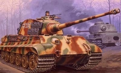 Plastikový model tanku Tiger II