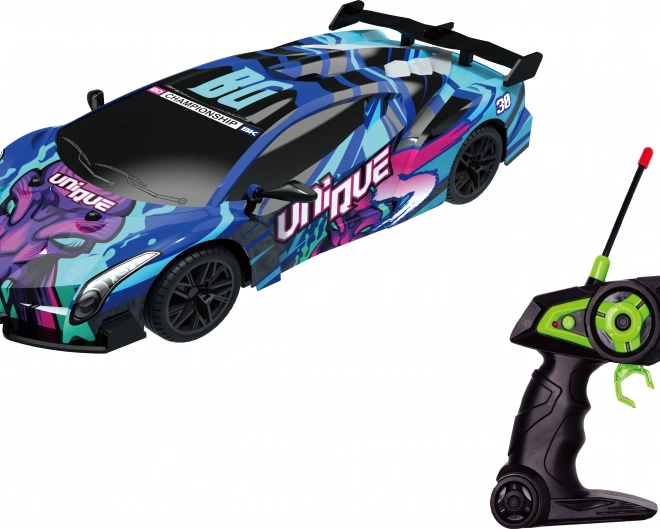 Svietiace RC auto na diaľkové ovládanie