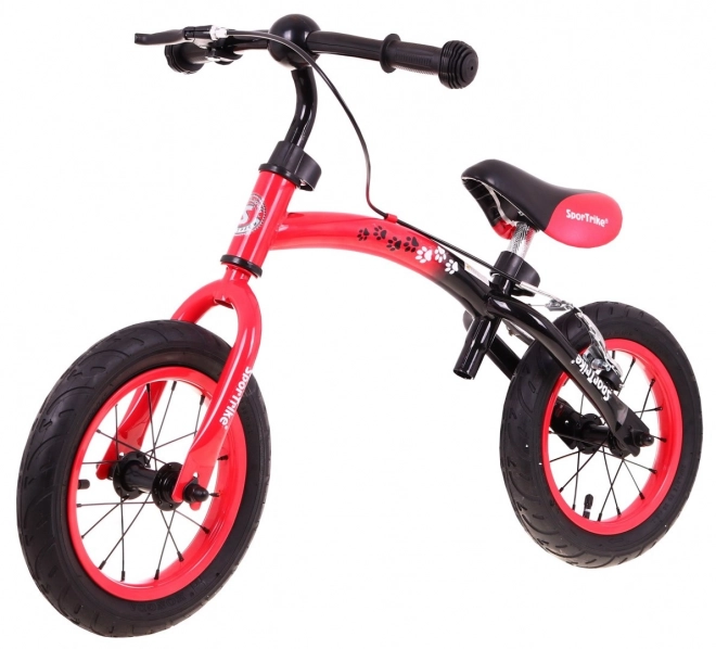 Detský odrážací bicykel Boomerang SporTrike červený