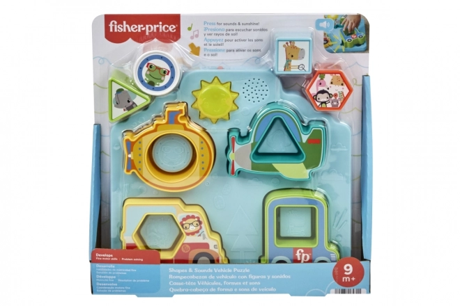 Fisher Price Puzzle dopravné prostriedky so zvukmi