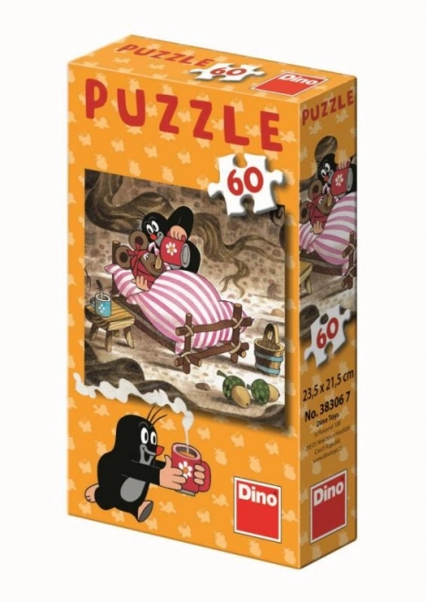 Puzzle Krtek a moudrá sova 60 dielikov