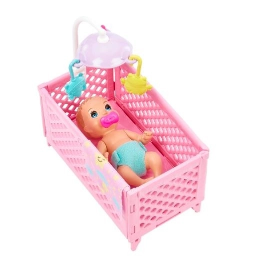 Barbie Chůva Herný Set - Spinkanie