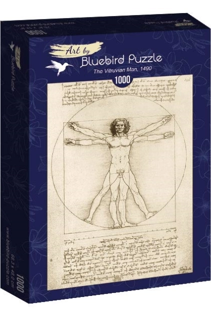 Puzzle Vitruviánsky muž 1000 dielikov