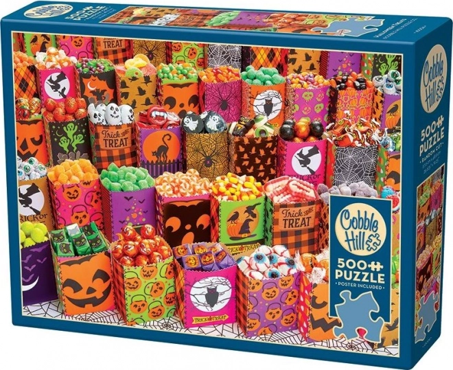 Halloweenské sladkosti Puzzle 500 dielikov