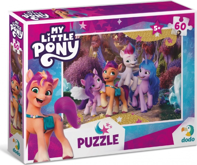 DODO Puzzle My Little Pony: V čarovnom lese 60 dielikov