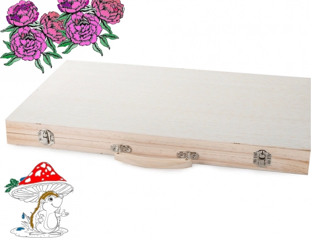 Elegantný a odolný drevený kufrík