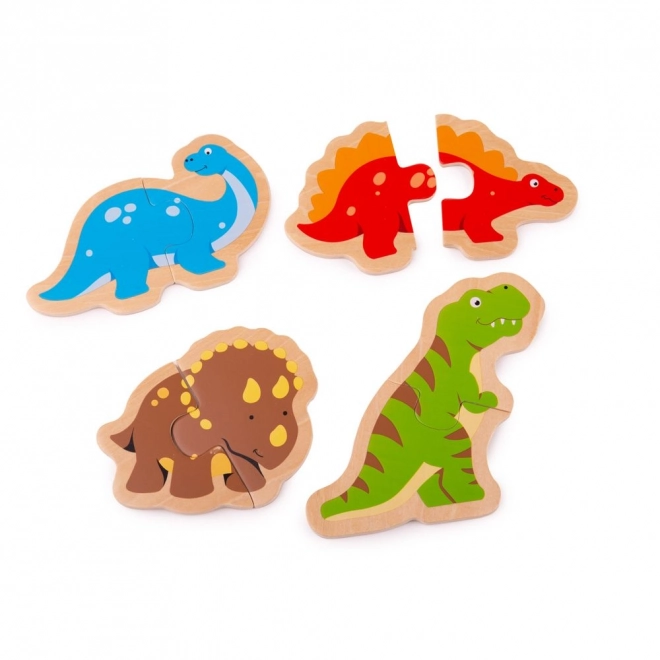 Drevené puzzle Dinosaury od Bigjigs Toys