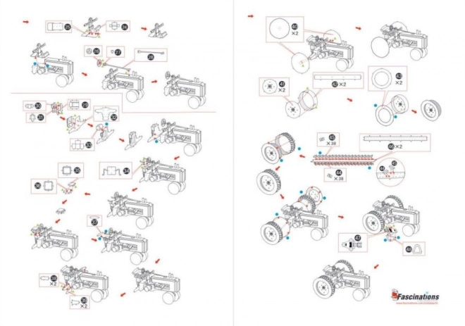 Metal Earth 3D puzzle traktor