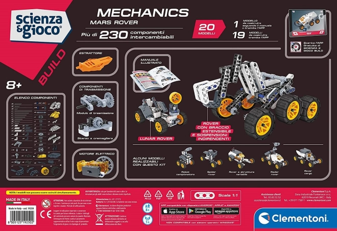 Mechanická laboratórium NASA Mars Rover od Clementoni