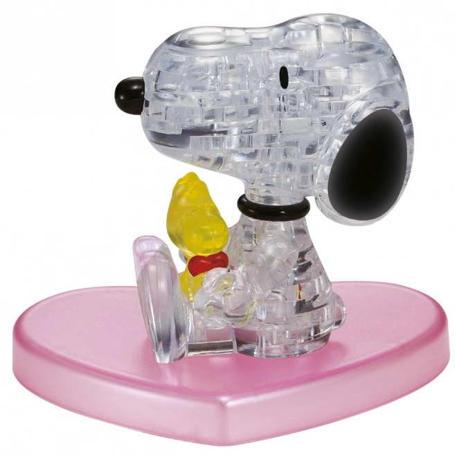 3D Crystal puzzle Zamilovaný Snoopy