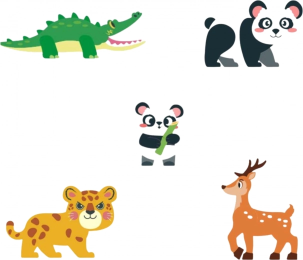 Roztomilé figúrky vzácnych zvierat