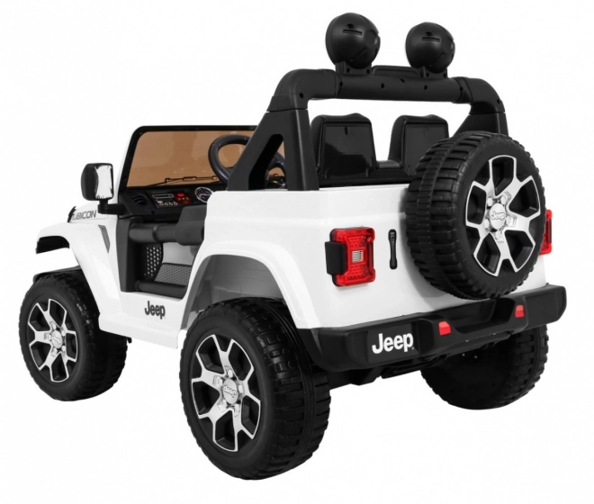 Jeep Wrangler Rubicon na akumulátor pre deti biely