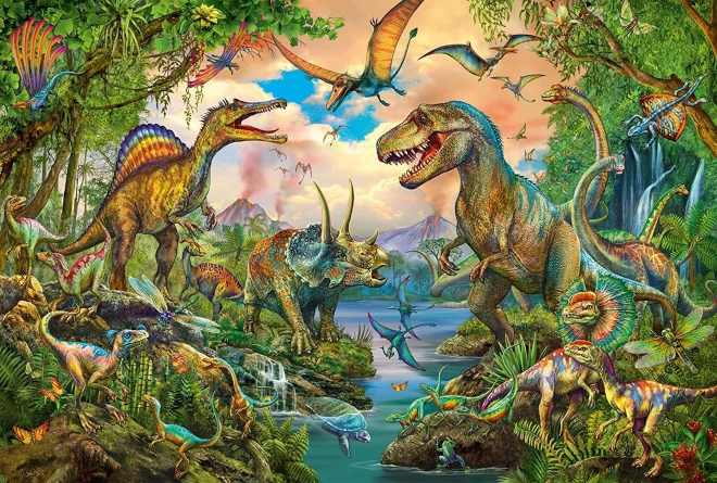 Puzzle Dinosauri 150 dielikov + darček