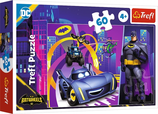 Puzzle Batman a Batwheels 60 dielikov