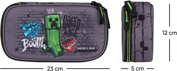 Súprava 3 Skate Baagl Minecraft TNT: Batoh, Peračník, Vrecko