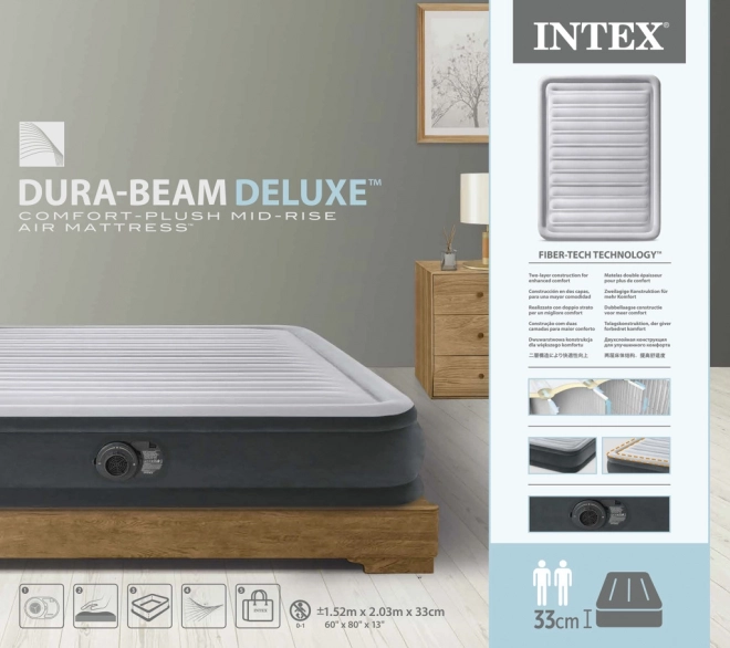 Nafukovacia posteľ Queen Comfort Dura-Beam