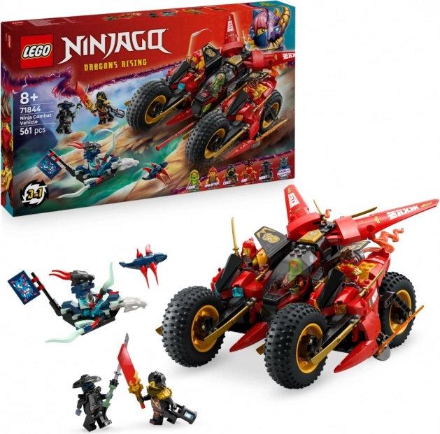 Lego Ninjago Bojové vozidlo nindžov 3v1