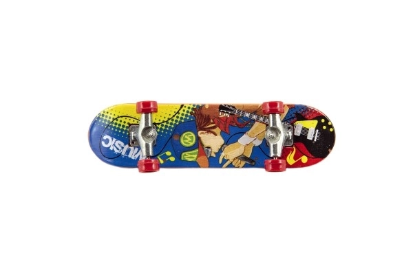 Prstový skateboard s rampou