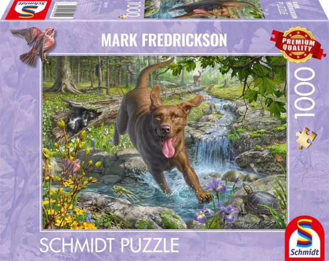 Puzzle Retríver na jar 1000 dielikov
