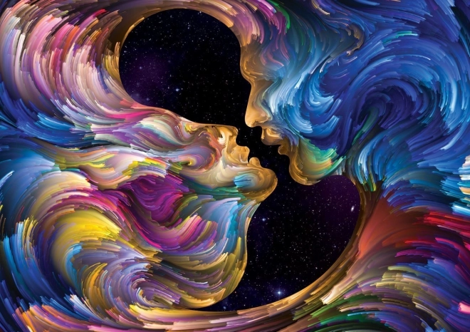 Puzzle Nekonečná láska 1000 dielikov