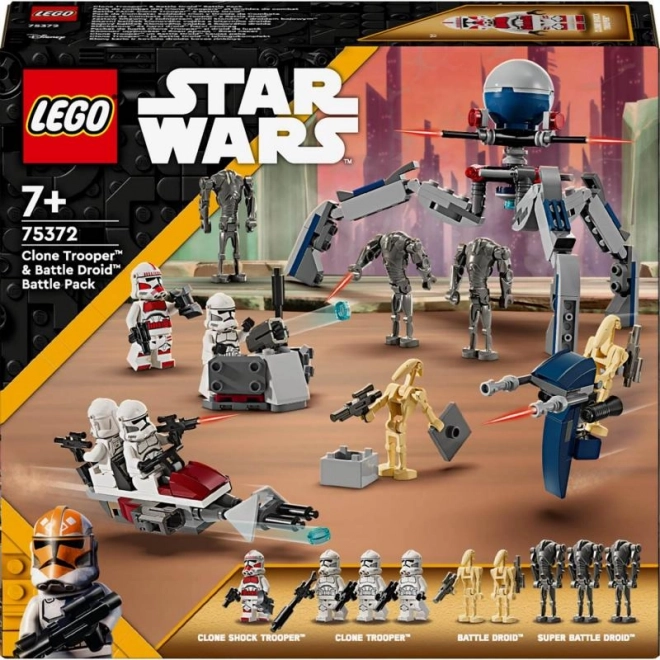 Bojový set LEGO Star Wars s klonovými vojakmi a bojovými droidmi