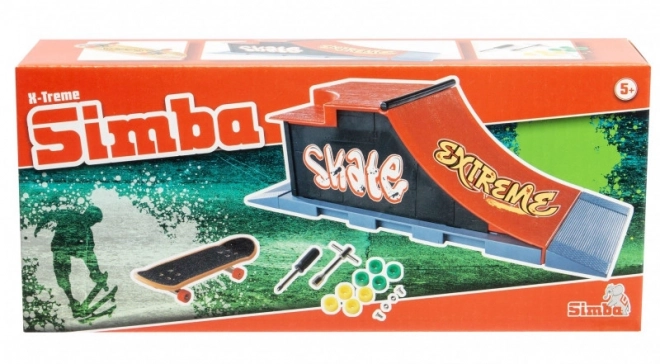 Simba mini skateboard s rampou Extreme