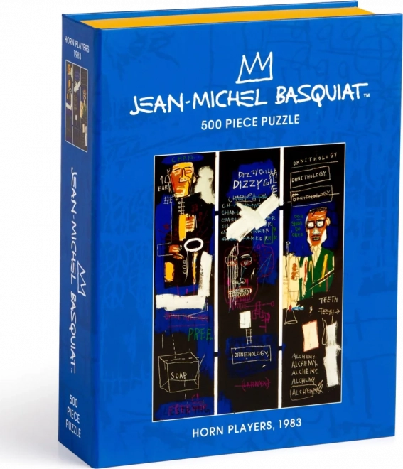 Puzzle Basquiat: hráči na lesný roh 500 dielikov