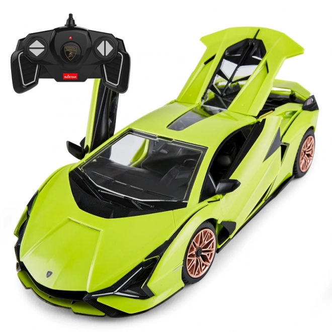 Zelený Lamborghini Sian 1:18 RASTAR