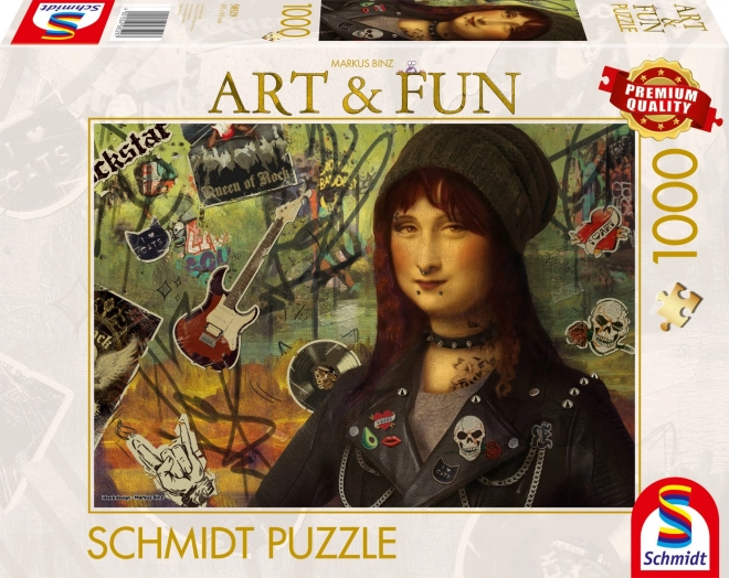 Puzzle SCHMIDT Art&Fun: Mona Lisa 1000 dielikov