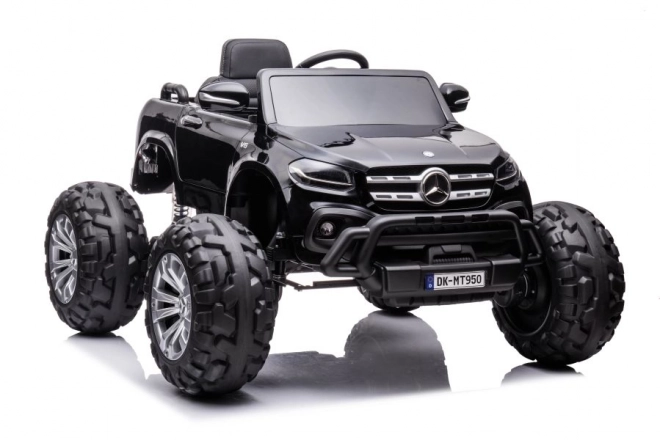 Auto na akumulátor Mercedes 4x4 čierny lakovaný