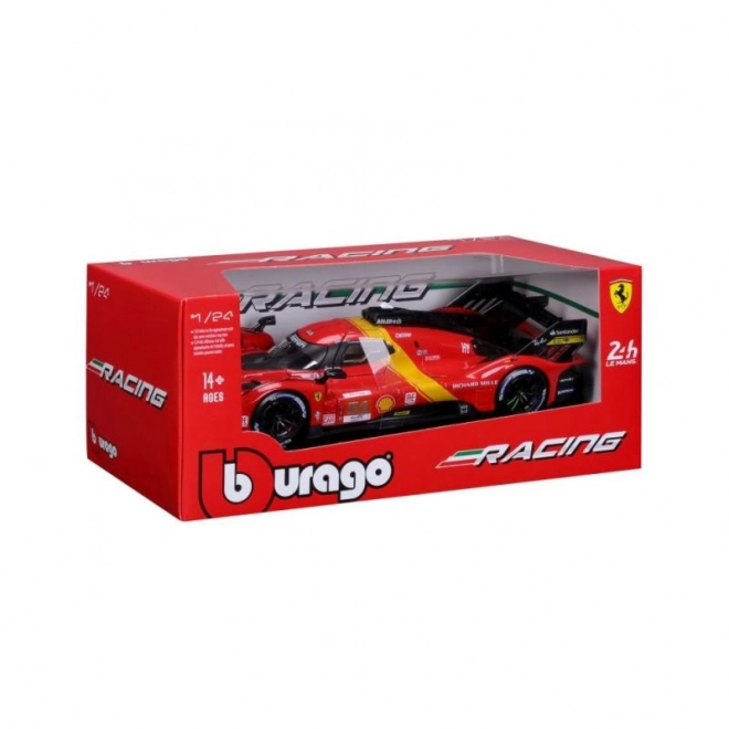 Model auta Bburago Ferrari Racing 499P LMH